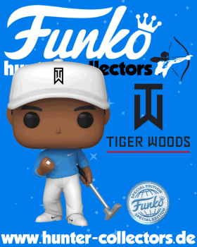 FUNKO POP! - Sports -  Golf Tiger Woods Blue Shirt #04 Special Edition